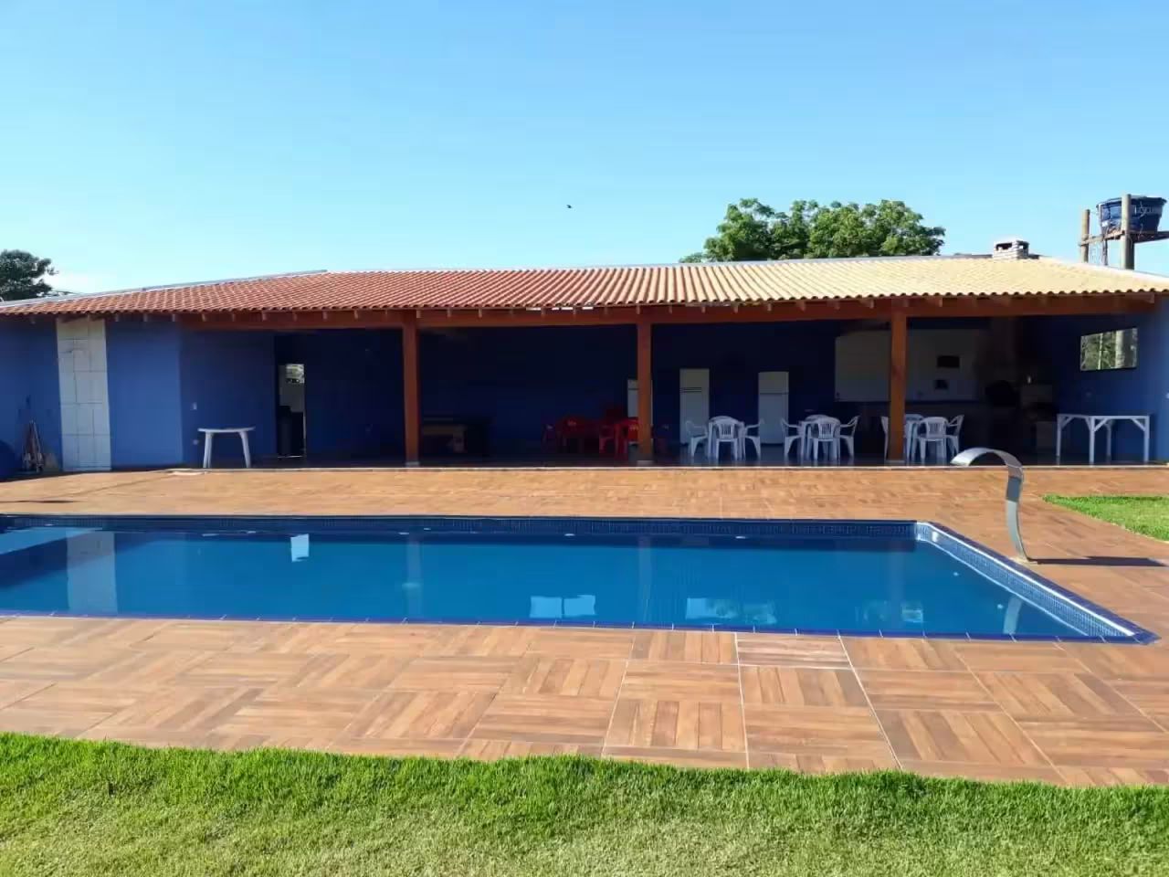 Recanto Boa Esperança em Londrina, PR - Capacidade para 100 pessoas - Com wifi, churrasqueira_coberta